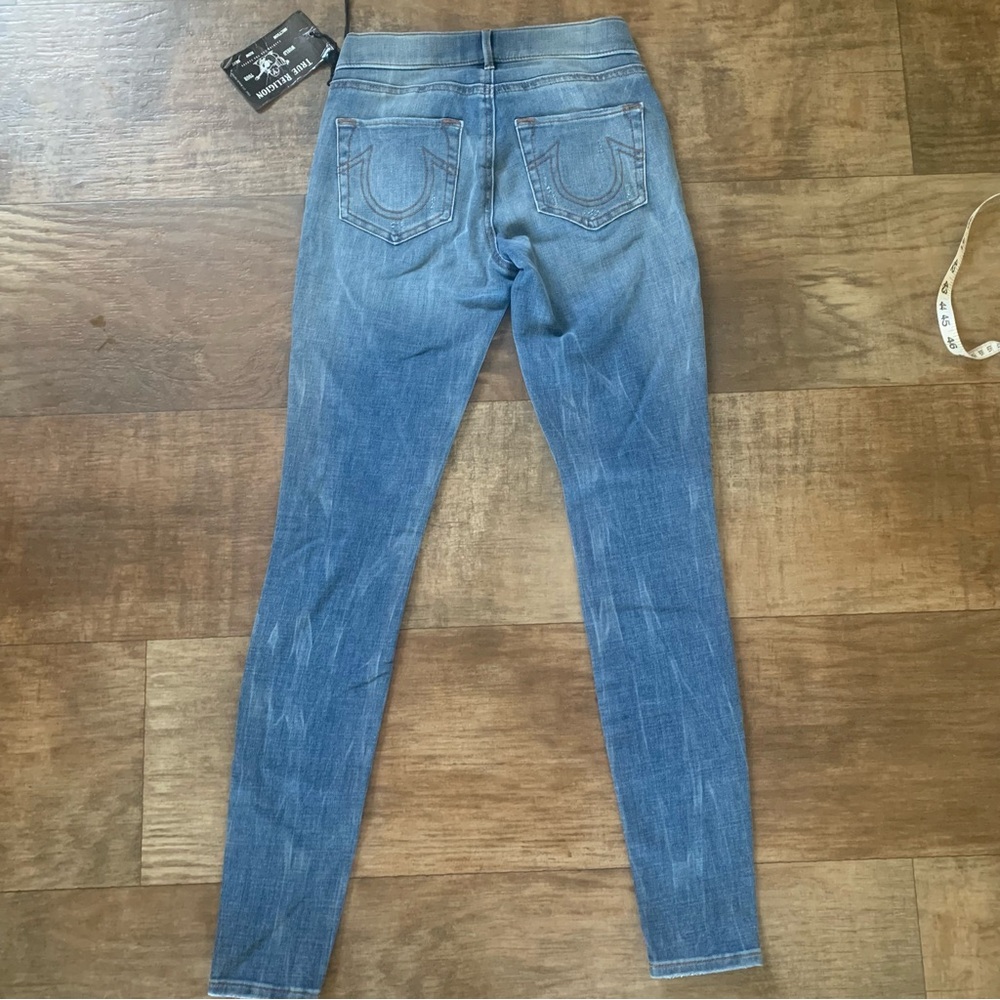 True Religion pull on jeggings Jenny Curvy - Picture 2 of 11